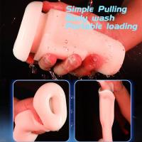 Taza de masturbación inteligente de alta velocidad para hombres, Juguetes sexuales de succión automática, Vagina Artificial, calefacción de empuje, Leten - details 9
