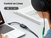Tarjeta de Sonido USB Externa UGREEN Soporta Auriculares y Micrófono Adaptador de Audio Tipo C a 3.5 mm Jack Compatible con PC, Macbook, MateBook, PS5/PS4, Altavoces, Amplificador - details 6