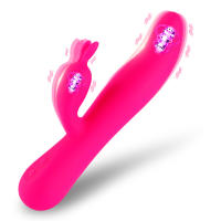 Vibrador de silicona suave 3 en 1 potente con calefacción para punto G, conejito vibrador con 10 modos de vibración, varita mágica, masturbador, estimulador, vibrador de dildo, varita AV, masajeador de vagina y clítoris, juguetes sexuales para mujeres, pa - details 0