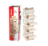 Juego de Mesa de 54 Piezas Jenga para Familias, Juguete Interactivo y Educativo para Niños, Ideal para Reuniones y Diversión - details 4