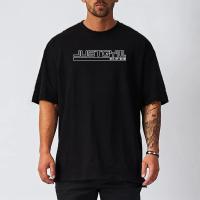 Oversized Summer Breathable Quick Dry Gym Fitness Casual T-shirt Men Loose Short Sleeve Mesh Dropped Shoulder Basketball Jersey - details 2
