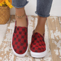 Zapatos informales de suela gruesa para mujer, zapatillas veraniegas versátiles con lentejuelas, a la moda, vulcanizados, 2024 - details 4