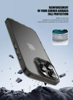 KEYSION-funda transparente mate para iPhone 16 Pro Max, carcasa trasera de silicona suave y transparente, a prueba de golpes, para iPhone 16 15 Pro Max - details 4