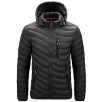 Chaqueta impermeable para hombre, parka gruesa con capucha, informal, ajustada, a la moda, novedad de otoño, invierno, 2023 - details 4