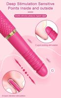 Vibrador de empuje con control por aplicación, consolador grande, punto G Vaginal, masajeador automático hacia arriba y hacia abajo, Coño retráctil, Juguetes sexuales para adultos para mujeres - details 4
