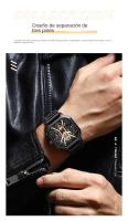 POEDAGAR Nuevo reloj multifunción para hombre súper brillante reloj de cuarzo - details 4