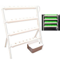 Kit de cultivo de Sistema hidropónico, tubería idroponico de PVC, sin tierra, 36 agujeros - details 2
