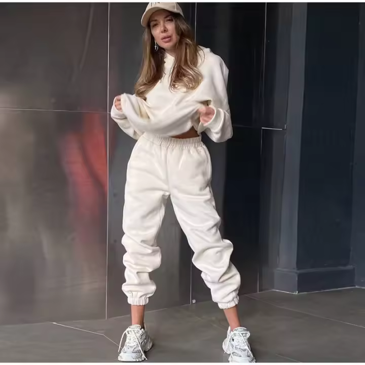 Suéter deportivo de ocio, moda de otoño e invierno de dos piezas, nuevo - 1