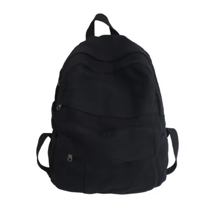 Mochila Mujer Lona, Estilo Retro, Gran Capacidad, Estudiante, Moda Coreana - 1