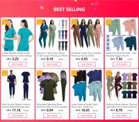 Uniforme médico para quirófano, conjunto de gomas de trabajo para hospital, suministros médicos, traje de cirugía dental para enfermera, ropa de trabajo. - details 0