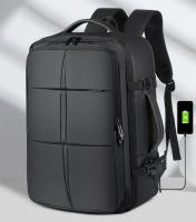 Mochila De Negocios Extensible de gran capacidad para hombre, morral multifunción de viaje con carga USB, impermeable, expandible, para ordenador - details 0