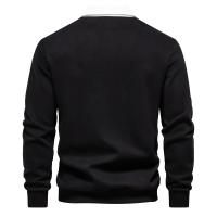 Sudaderas con cuello tipo Polo para hombre, ropa informal y Social, sudaderas de algodón de calidad, nuevo diseño de moda de otoño, 2025 - details 8