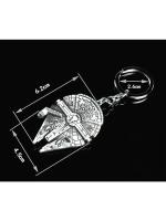 Llavero de Nave Espacial Vintage Destructor de Estrellas Anime Adornio para Bolso y Coche - details 1