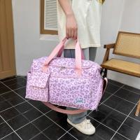 Bolso de Viaje de Ocio de Gran Capacidad con Estampado de Leopardo Bolso de Deportes y Fitness con Múltiples Bolsillos y Compartimento para Zapatos - details 13