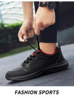 Zapatillas de deporte de cuero de alta calidad para hombre, zapatos informales impermeables, zapatillas ligeras para correr al aire libre, Tenis deportivos, zapatos planos masculinos - details 16