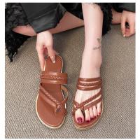Sandalias de Mujer Verano 2025 Punta Redonda Moderna - Tejido Artesanal con Doble Estilo Playa y Ciudad - Zapatos Deportivo Elegante de Moda para Vacaciones (Estilo Havaianas) - details 16