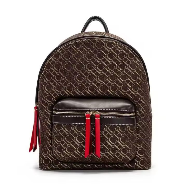 Mochila de Viaje Comutadora de Gran Capacidad Leten Diseño de Marca Nueva Unisex Cuero para Forro - 1