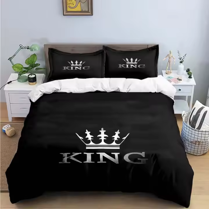 Conjunto de Cama de Lujo con Diseño de Animales Lindos Polyester para Adultos y Adolescentes - 1