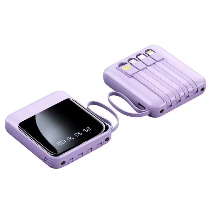 Viene con A Contador de Energía de 4 cables, 20000mAh, Gran capacidad de carga rápida, Carga Flash, ultradelgado - 1
