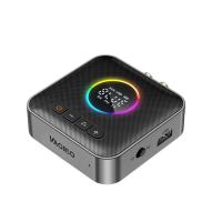 VAORLO Cool RGB Luces coloridas Transmisor receptor de audio Bluetooth 4 en 1 FM 76-108MHz 3.5MM AUX RCA USB Estéreo HIFI Adaptador inalámbrico de calidad de sonido sin pérdidas para TV PC Altavoz para automóvil Auriculares - details 19