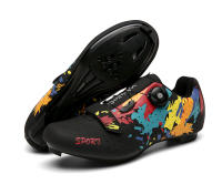 Nuevos zapatos de bicicleta de carretera, zapatillas de ciclismo para hombres, zapatillas de deporte para clítoris de montaña, tacos de ruta, zapatos planos de velocidad para bicicleta de cross, zapatos de Pedal Spd para mujeres - details 24