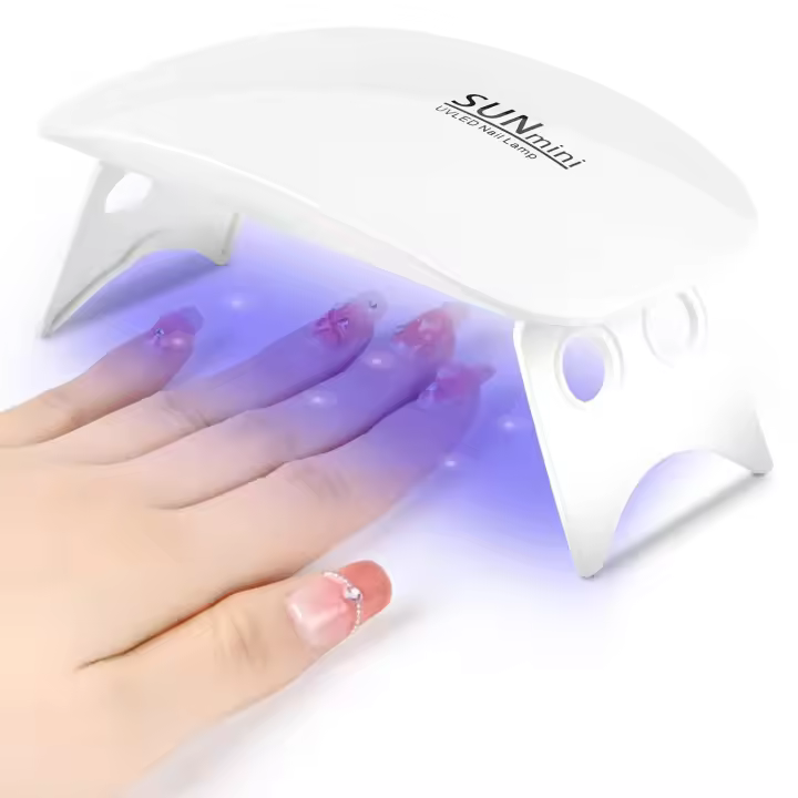 Mini secador de uñas de gel LED UV profesional portátil de 6 W con USB, lámpara de curado para todos los esmaltes de uñas de gel, regalos para madres - 1