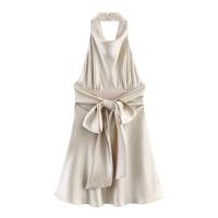 Vestido de satén elegante y versátil de nuevo estilo para mujer 8482341 - details 2