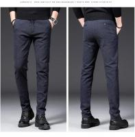 Pantalones de felpa de invierno para hombre, pantalones de negocios cálidos con cordón de terciopelo, gruesos, informales, elásticos - details 17