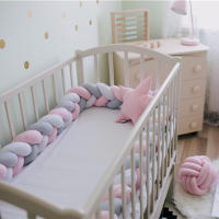 Almohada de Felpa para Cama de Bebé con Cola Anudada Decoración de Habitación Infantil Seguridad Rail de Cama Recomendado Unisex Año Recommendado: Bebé Edad Recomendada: Unisex - details 3