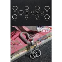 Llaveros de aleación de titanio Real para hombre, colgante de hebilla, llavero de coche superligero, regalo creativo masculino, venta al por mayor - details 12