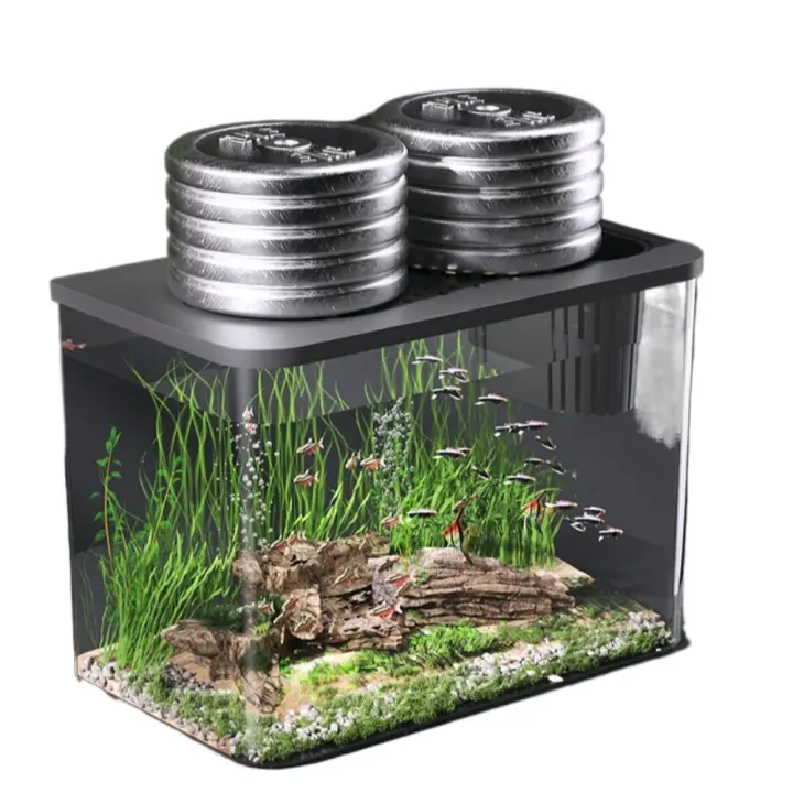 Acuario Ecológico Transparente PET+ABS Resistente a Caídas, Ideal para Acuarios de Tortugas en Casa - 1