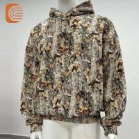 Sudadera con capucha de sublimación de comerciante de ropa completamente impresa cuadrada con hombros caídos de peso pesado Decheng - details 4