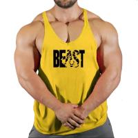 Sudadera sin mangas para hombre, camisetas de gimnasio, tirantes, Top para hombre, chalecos de Fitness, camisa de culturismo, ropa Stringer, chaleco - details 5