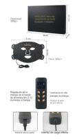 Máscara de Terapia de Luz LED Recargable Equipo de Belleza para Rejuvenecer en Casa - details 8