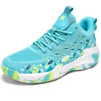 Shoufeistore Zapatillas de baloncesto para hombre de talla grande 48, zapatillas deportivas antideslizantes con amortiguación transpirable, zapatillas deportivas para entrenamiento de gimnasia, zapatillas de baloncesto atléticas - details 0