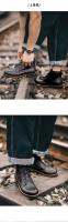 2024 Productos de diseño Street British Dress Zapatos de moda Botas de cuero PU para hombres - details 21