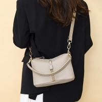 2023 bandolera de cuero genuino para mujer, bolso de hombro de color sólido de alta calidad - details 3