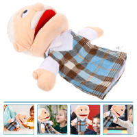 Marionetas de mano de felpa suave para miembros de la familia, estilo, abuelos, abuelo, profesores, padres - details 7