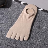 Calcetines informales de algodón con cinco dedos para hombre, calcetín deportivo antideslizante, invisibles, transpirables, suaves, para actividades al aire libre - details 2
