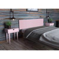 Gabo de Madera Rústico Vintage para Cama (145 x 44 cms.) Estilo Nórdico Crudo sin Pintar - details 45