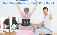Waist Compression Support Belt Breathable Mesh Anti-skid Lumbar Brace for Men Women Waist Back Pain Relief, Sciatica Scoliosis - details 6