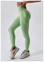 Pantalones de yoga de cintura alta sin costuras para mujer, monos para correr Fierss, pantalones deportivos cómodos - details 22