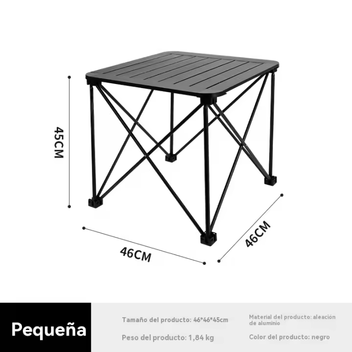 Mesa de camping multifunción plegable al aire libre familiares party parrilla playa Portátil - 1