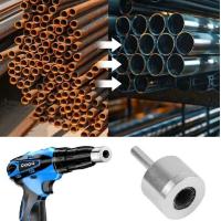 Cepillo de limpieza de tubos de 15/22mm, eliminación de óxido con cepillo reemplazable, limpiador de tubos de taladro eléctrico, Universal, multiusos - details 3