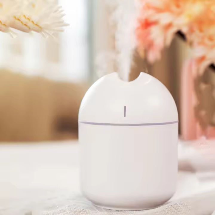 Humidificador de Aire Ultrasonido Mini 250ML con Luz LED Difusor de Aceites Esenciales Purificador para Hogar y Coche Aroma Anión Hecho en China - 1