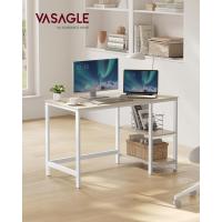 Mesa de Trabajo, 100 x 50 x 76 cm, Estilo Moderno, para Estudio Dormitorio Salón Oficina, Beige Natural y Blanco Perla LWD046L01 - details 32