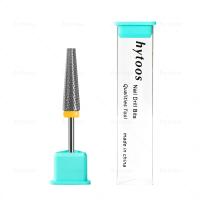 HYTOOS-broca para uñas 5 en 1, parte superior plana, 24mm de largo, brocas cónicas de carburo para uñas, accesorios de taladro eléctrico, herramienta de eliminación de esmalte de Gel - details 6