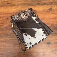 Nueva herramienta hecha a mano, pulsera de cuero, bolso cruzado diagonal de piel de vaca para teléfono, clip para cinturón para mujer - details 1