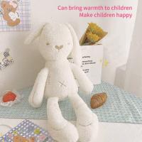 Muñeca De Conejo De Tela De Peluche De Dibujos Bonitos, Juguetes Para Niños, Regalo De Cumpleaños, Cochecito Para Bebés - details 1