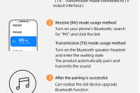 Receptor transmisor de Audio con Bluetooth, pantalla LED de M5, 3,5mm, AUX, R/L, RCA, TF/u-disk, adaptador inalámbrico estéreo, Control IR con micrófono - details 33